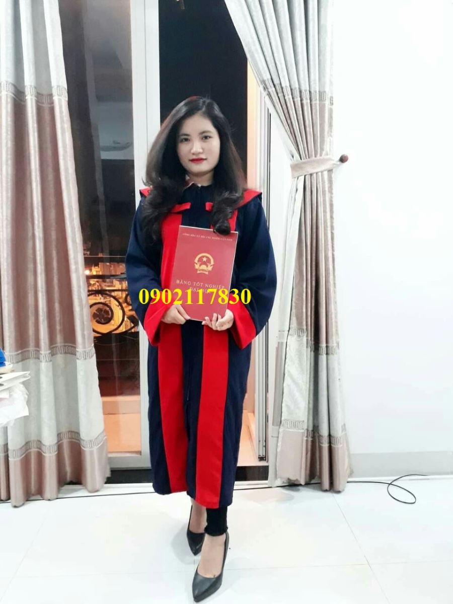 Xưởng may áo cử nhân đại học giá rẻ